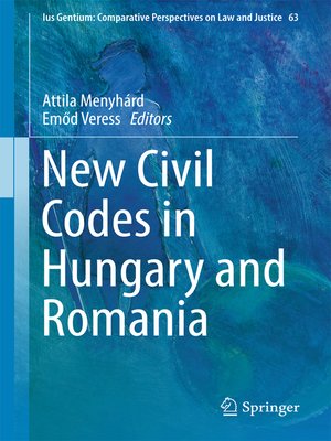 cover image of New Civil Codes in Hungary and Romania